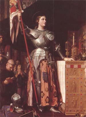 Joan of Arc at the Coronation of Charles VII in Reims Cathedral (mk09)